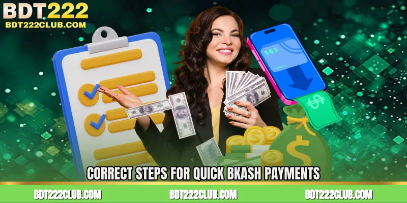 Correct Steps for Quick bKash Payments