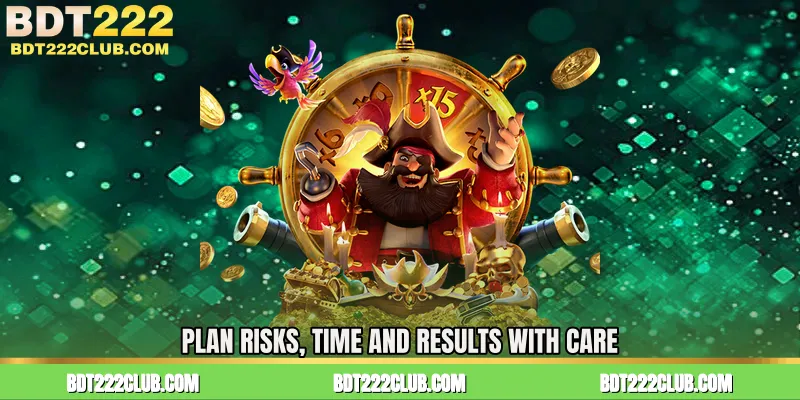 Plan Risks, Time and Results with Care