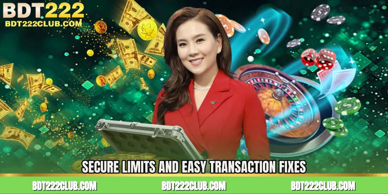 Secure Limits and Easy Transaction Fixes