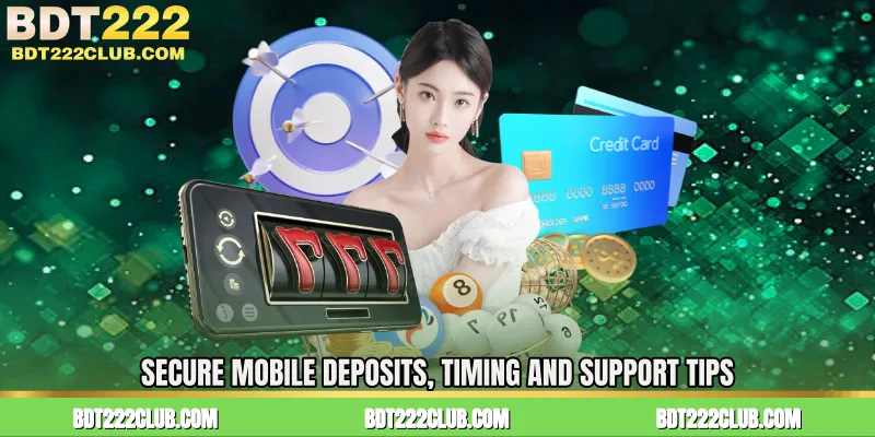 Secure Mobile Deposits, Timing and Support Tips